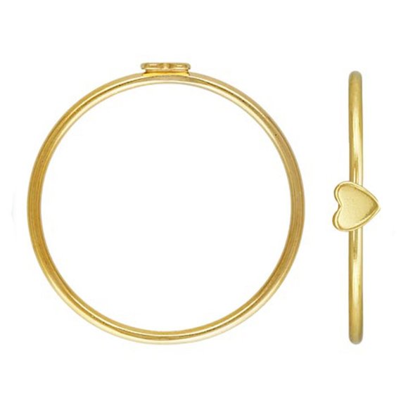 NWT Amerie Mini Heart Ring // 14k Gold Filled (Size 5) - Picture 1 of 4